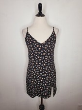 REFORMATION Marlowe Lucky Charms Mini Dress Women Medium Side Slit Floral Print