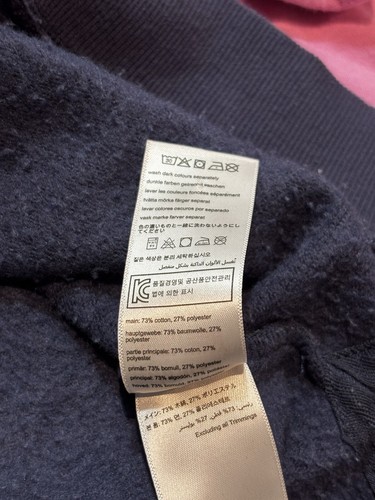Joules Rowley Hoodie Damen UK Größe 12 marineblau mehrfarbig Block Pullover - Bild 8 von 13