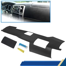 Overlay Dash Cover Dashboard Black For Toyota 4Runner 2003-2009 W/ Speaker Holes