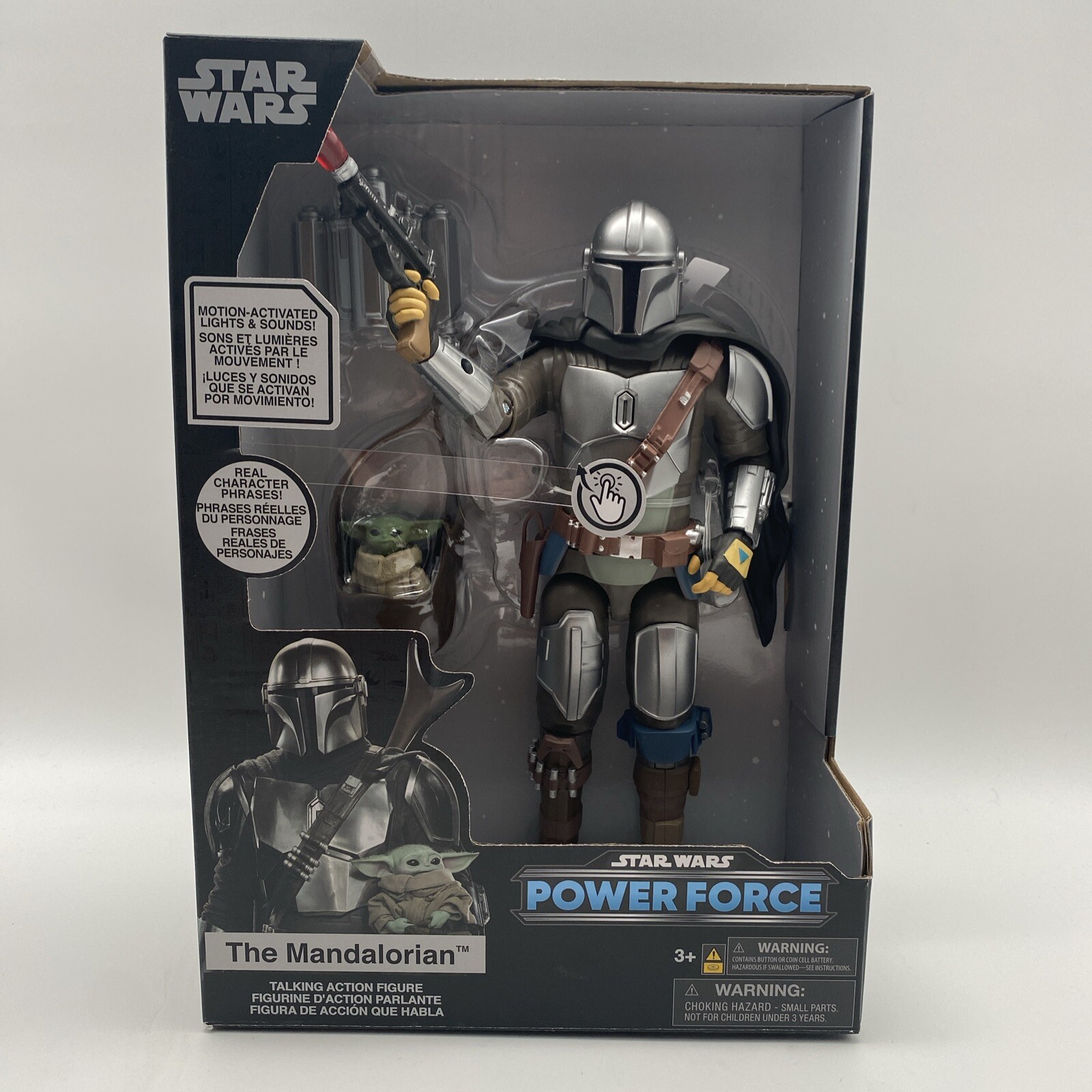 Figurine The Mandalorian articulée et sonore, idée cadeau Noël
