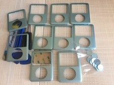 10X L/BLUE Front Faceplate Housing Cover Case Button iPod Nano 3 3rd Gen 4/8GB