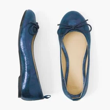 NWT Gymboree Blue Bow Ballet Flats Dress Shoes Girl 9, 11, 12, 13, 1, 2, 4