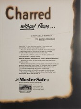 1950 Print Ad The Mosler Safe Co. No Problem Fire Disasters Fort Knox,KY Gold