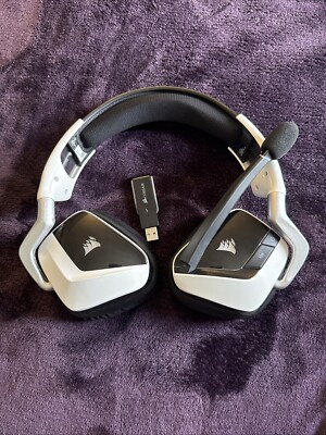 Corsair VOID RGB ELITE Wireless Gaming Headset Surround White  CA-9011202-NA