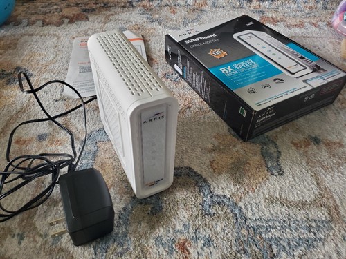 ARRIS SURFboard SB6141 Modem 400 Series 8x4 DOCSIS 3.0 343 Mbps Open Box Works - Picture 3 of 13
