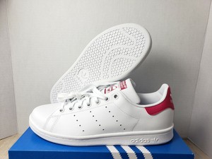 stan smith white bold pink