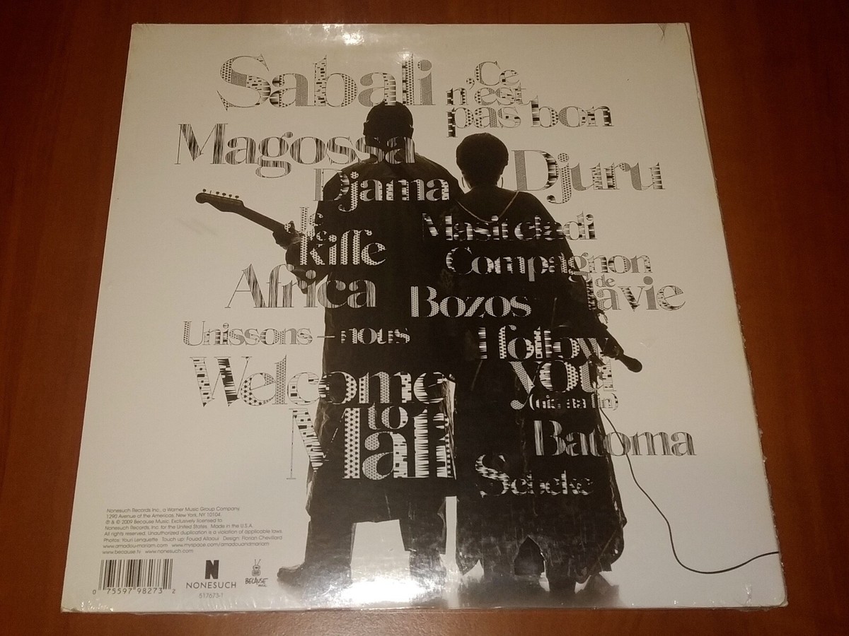 AMADOU & MARIAM WELCOME TO MALI 2x LP *US* 2009 DMM 1st PRESS