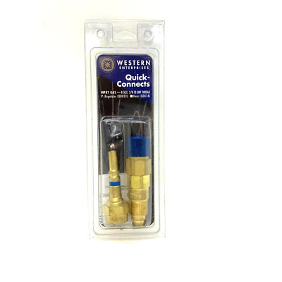 Western Enterprises  QDB 33 Regulator to Hose  Quick -Connects   for Inert Gas