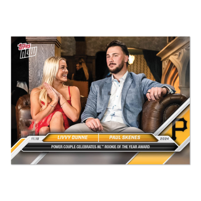 #ad #ad 2024 MLB Topps NOW TN LDPS LIVVY DUNNE PAUL SKENES ROOKIE YEAR PIRATES $12.88