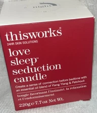 ThisWorks Love Sleep Seduction Candle 7.7 Oz New In Box