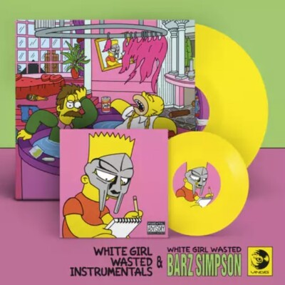 White Girl Wasted Instrumentals & Barz Simpson Yellow Vinyl Bundle x/150! Sealed