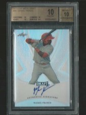2013 LEAF METAL DRAFT MAIKEL FRANCO PHILLIES RC REFRACTOR AUTO BGS 10 10 PRSTINE