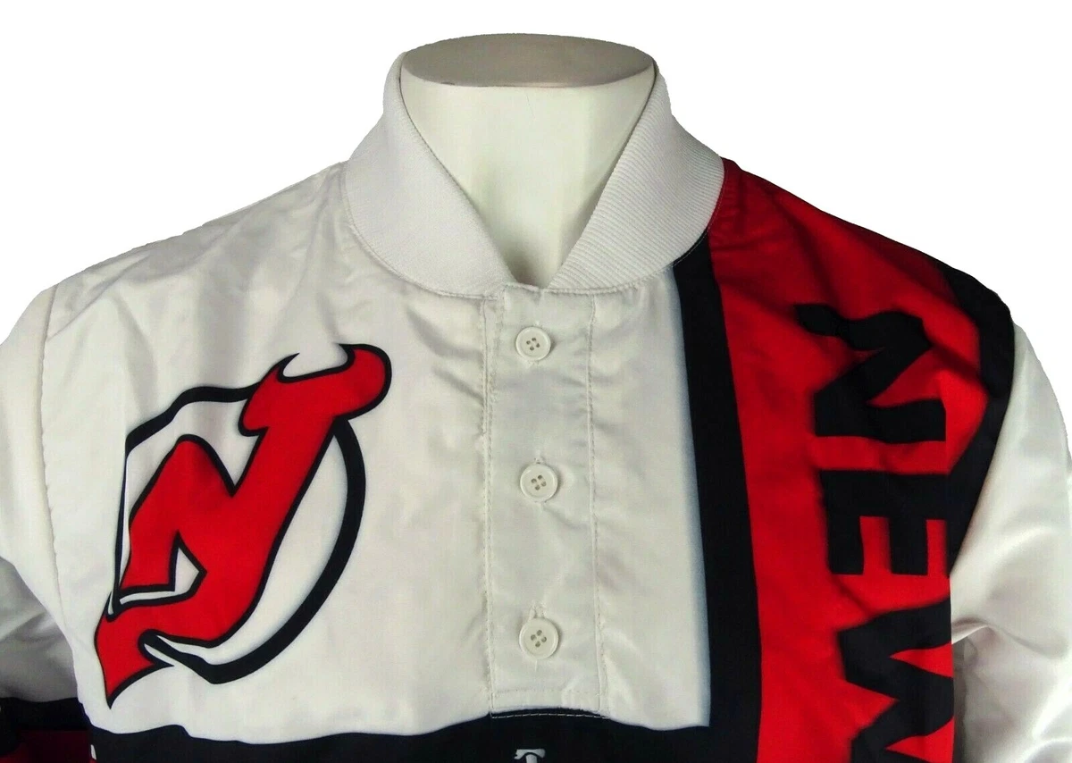 New Jersey Devils NHL Starter Men's Championship Pull Over Jacket, Red, White, Black / M