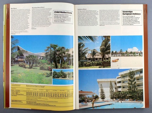 BRITISH AIRWAYS WINTER 1981/82 SOVEREIGN VINTAGE AIRLINE HOLIDAY BROCHURE BA - Picture 5 of 13