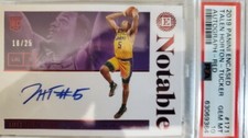 19-20 panini encased talen horton tucker #/25 PSA 10!