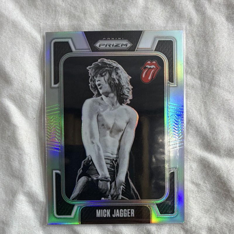 Panini Prizm The Rolling Stones Mick Jagger #25 2025 Silver Parallel