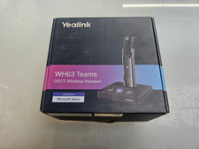 Yealink WH63 Black Teams DECT Wireless Bluetooth Noise Cancelling Headset