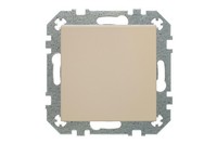 Liregus Retro Klingeltaster Matt Creme Unterputz 1-Fach 10A 230V Federkontakte