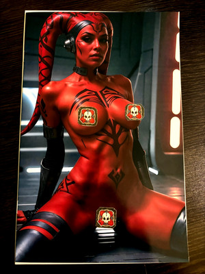 DEVIANT NATION DARTH TALON EXCLUSIVE NUDE VIRGIN COA NUMBERED LTD 100 NM+