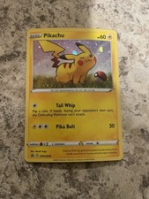 Pikachu SWSH039 Holo Promo Sword & Shield Promo Pokemon Lightly Played on eBay