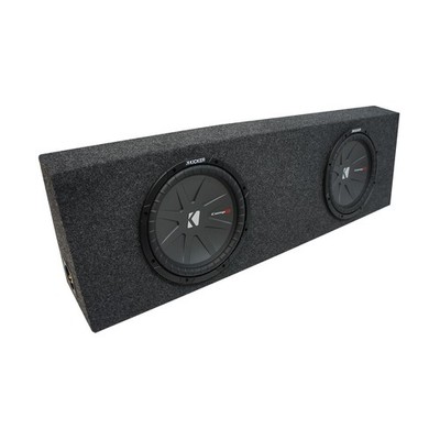 Universal Regular Standard Cab Truck Kicker CompR CWR10 Dual 10 Sub Box 2 Ohm