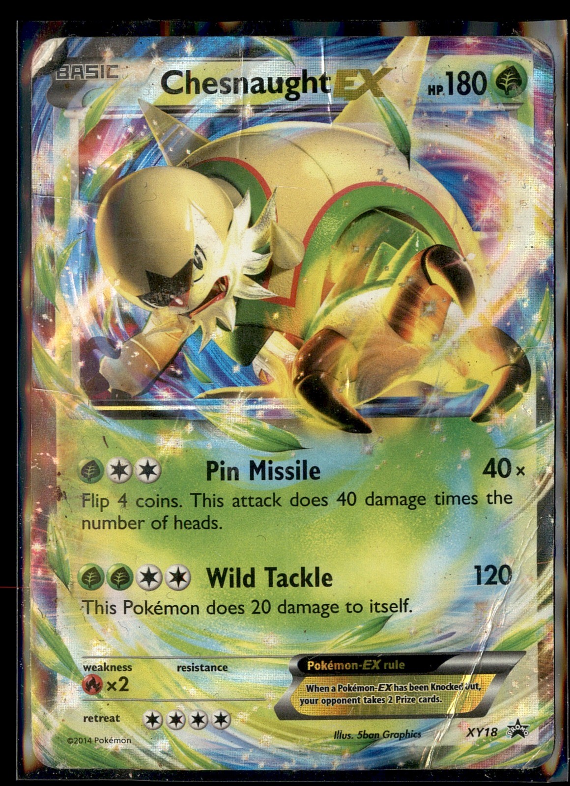 Chesnaught EX Holo Promo XY Promos XY18 DMG