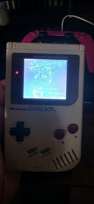 Nintendo Game Boy Spielkonsole - Grau (DMG-01) mit Hintergrundbeleuchtung 