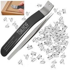 Picture Frame Repair Tool Glazing Points,Glazier Point Driver with 2, Black