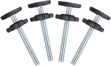 4 Pack Baby Gate Replacement Parts Threaded Spindle Rod 8MM M8 , Screw Bolts