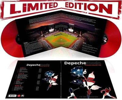 Depeche Mode   Dodgers Stadium 1990 2LP 12'' Red Vinyl Record - Limited Edition