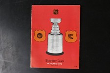 Stanley Cup Playoffs Magazine 1972 NHL Hockey Bruins Rangers Official Vintage