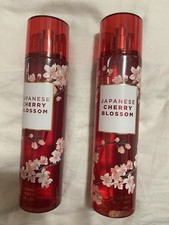 BATH  BODY WORKS 2 JAPANESE CHERRY BLOSSOM FINE FRAGRANCE MIST 8 FL OZ
