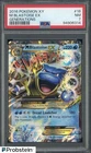 2016 Pokemon XY Generations #18 M Blastoise EX PSA 7 NM