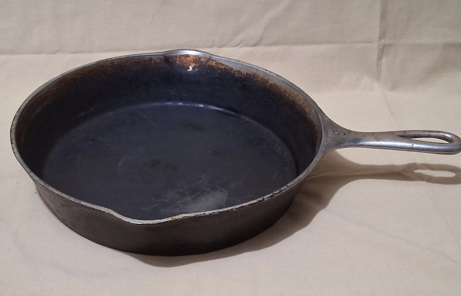 Vintage Wagner Ware Sidney -O- #9 Cast Iron Skillet 1959D USA