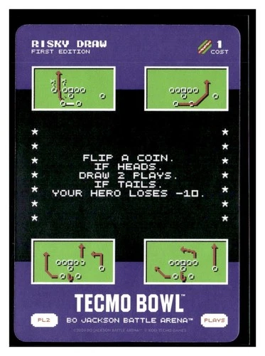 2026 Bo Jackson Battle Arena Tecmo Risky Draw SSP #PL2