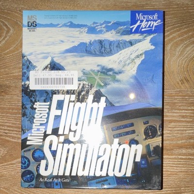 SELADED Microsoft Flight Simulator Simulation for MS-DOS 5.25'' Floppy Disk 