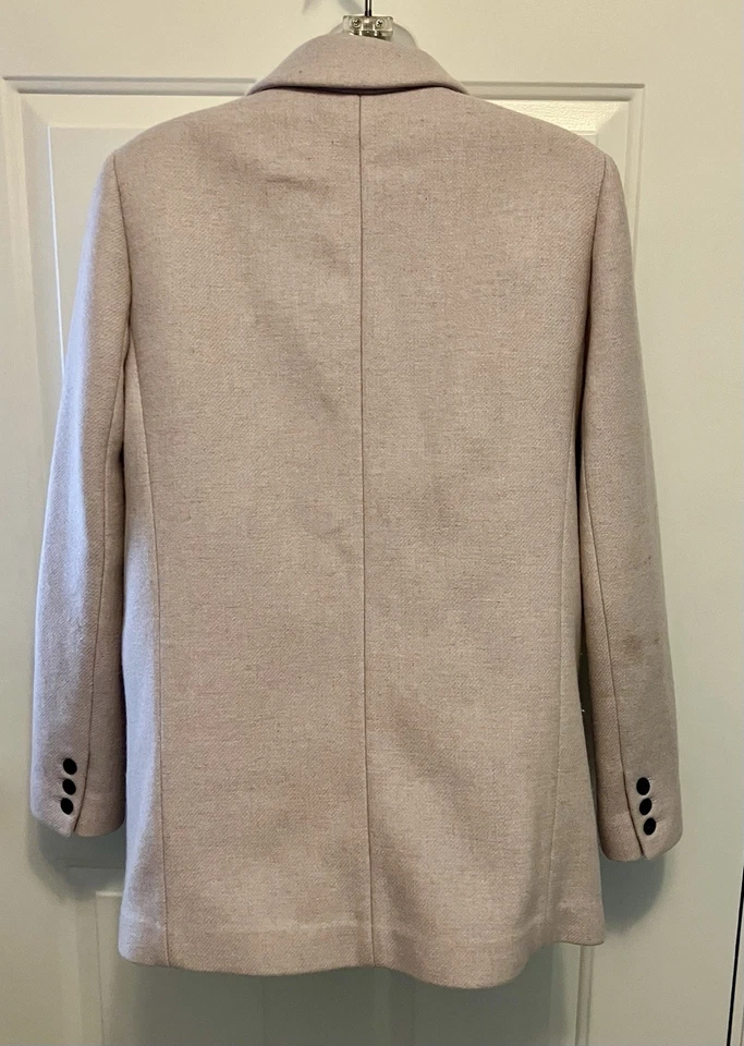 Chaqueta Abrigo Guisante La Vie Rebecca Taylor Talla Mediana Muestra Rosa Pálido Para Mujer’s Foto 4 de 4