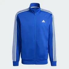 adidas men Essentials Warm-Up 3-Stripes Track Jacket