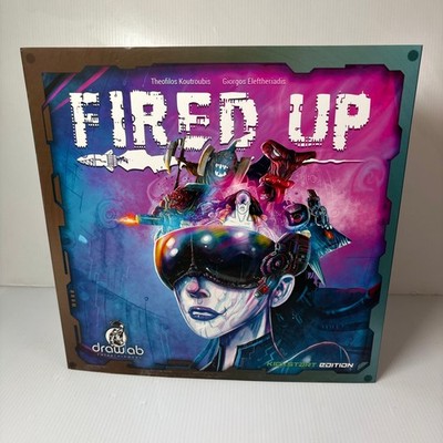 FIRED UP Kickstarter Painted Luxury VIP Pledge Arena Board Game Sealed Contents
