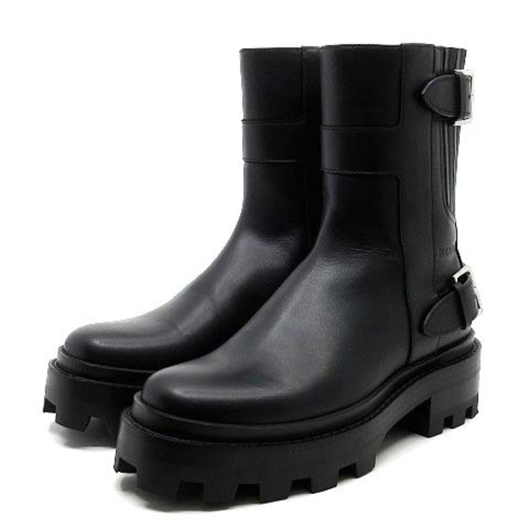 Hermes 2024AW Jamie Short BOOTS Leather Black 35.5 approx