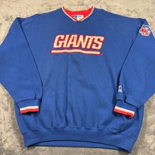 Vintage New York Giants Sweatshirt Mens Large Starter Football NFL Embroidered