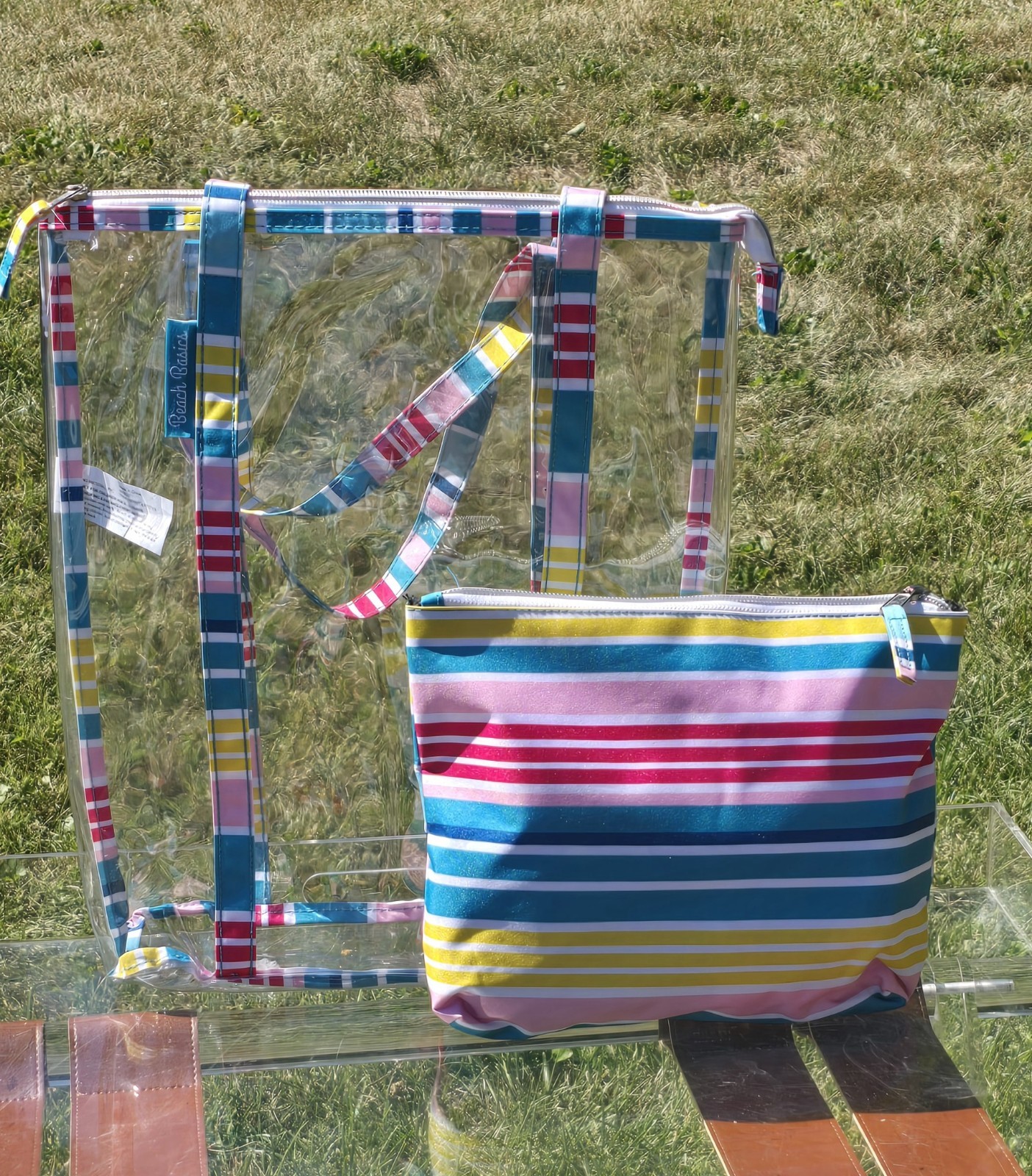 Beach Tote Bag Set with Multiple Sizes
