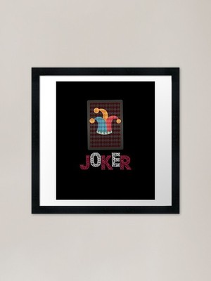 card joker, win Gerahmter Kunstdruck Gerahmtes Wandbild Poster Leinwanddruck Bild