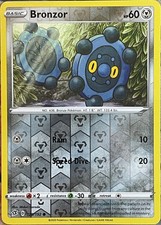Bronzor Reverse Holo - 129/163 - Rebel Clash Pokemon 2020