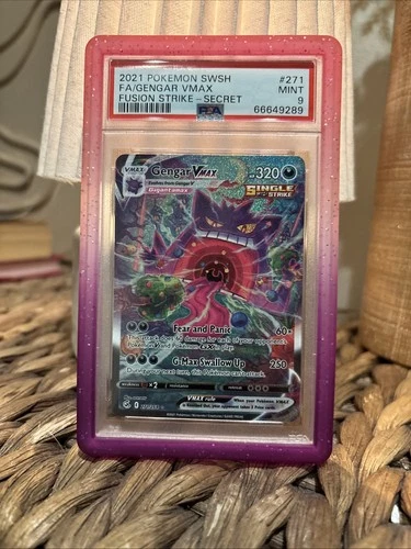 Pokémon Gengar VMAX Fusion Strike TCG 2021 Card 271/264 PSA 9