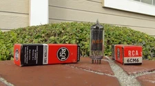 6CM6 x2 (pair)NOS/NIB RCA Power Beam OutputTube-Factory Fresh-Tested-Free ShipUS