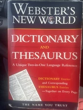 Webster’s New world Dictionary Thesaurus (paper Edition) 2002