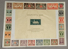 Danzig Block DAPOSTA 1937 1.Danziger einwandfrei postfrisch ***RAR***