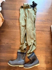Orvis XL Boot-Foot Breathable Fishing Waders – Felt Sole Boots Size 11