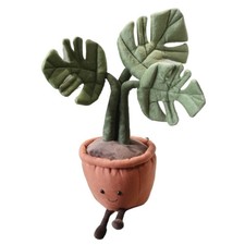 Jellycat 27CM Potted Clover Plush includes complimentary dust bag nursery